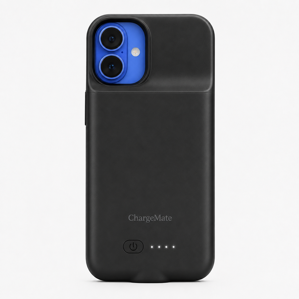 ChargeMate Battery Case for iPhone 16/16e Slim 8500mAh Portable Charger Case Rechargeable Extended Battery Case for iPhone 16/16e