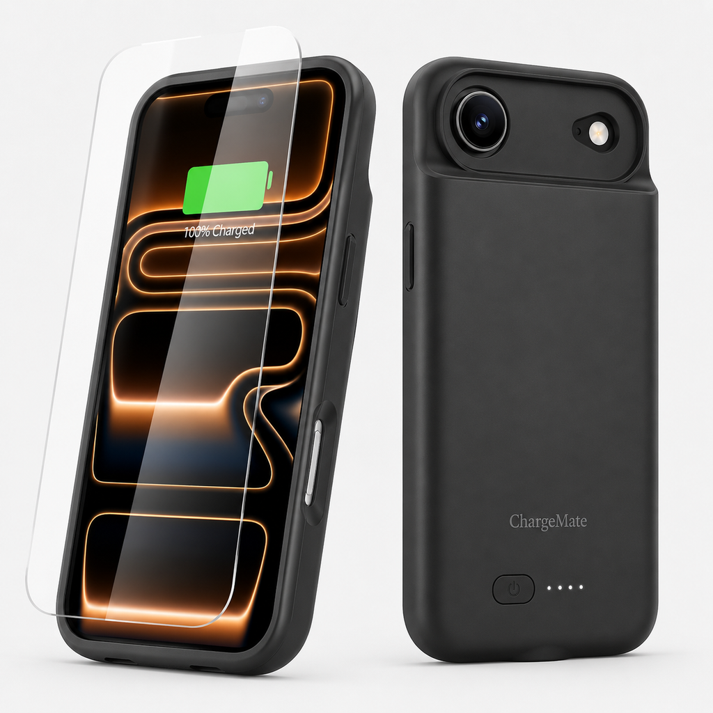 ChargeMate Battery Case for iPhone Air Slim 8500mAh Portable Charger Case Rechargeable Extended Battery Case for iPhone Air