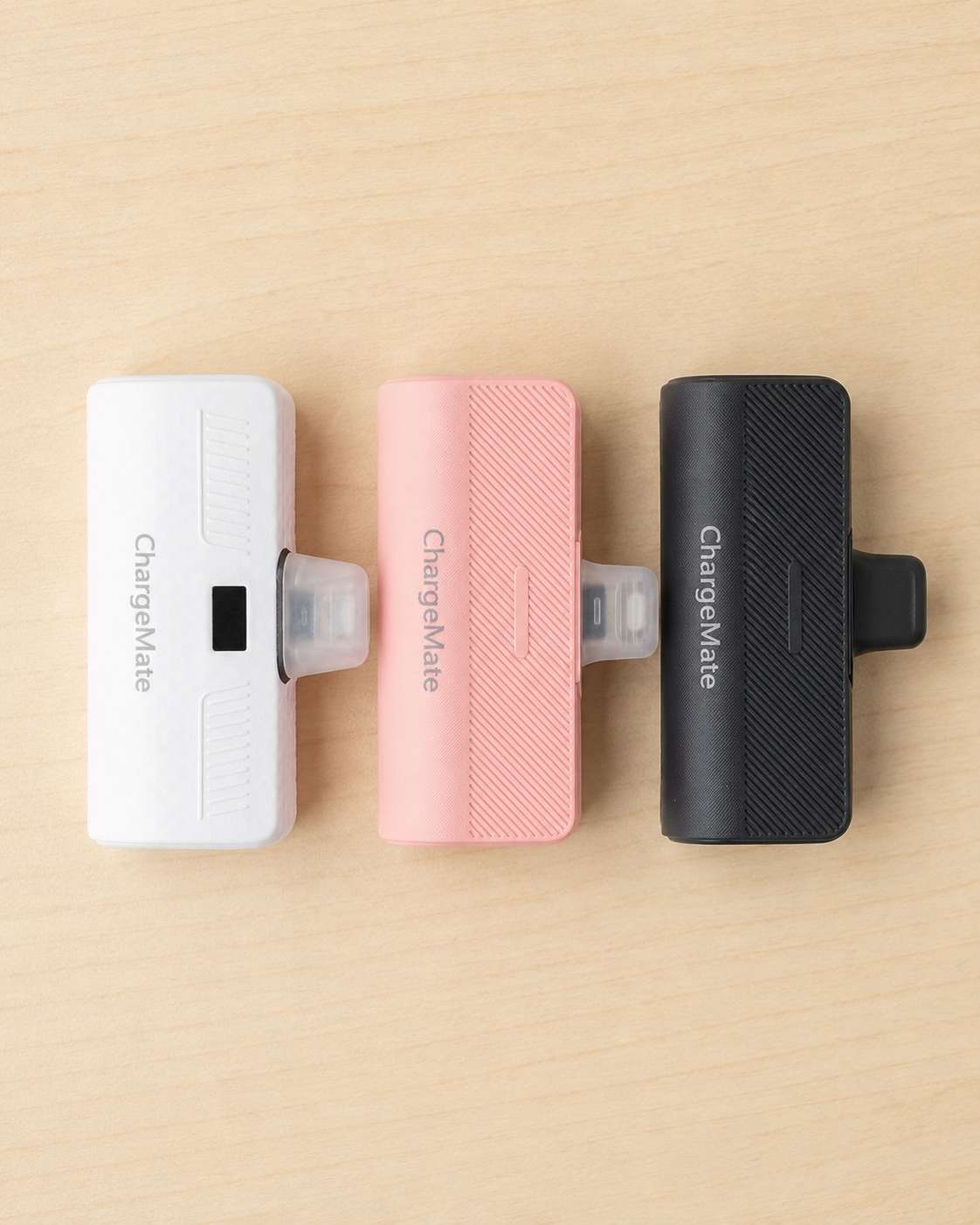 ChargeMate Portable Charger for iPhone 17/16/15 Series, 5200mAh PD USB C Power Bank with Built-in USB-C Connector, Battery Pack Compatible with iPhone 17/16/15 Series