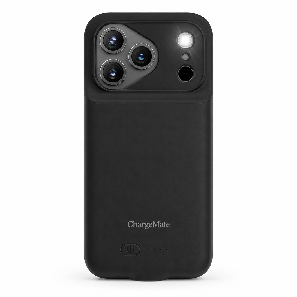 ChargeMate Battery Case for iPhone 17 Pro Max Slim 8500mAh Portable Charger Case Rechargeable Extended Battery Case for iPhone 17 Pro Max