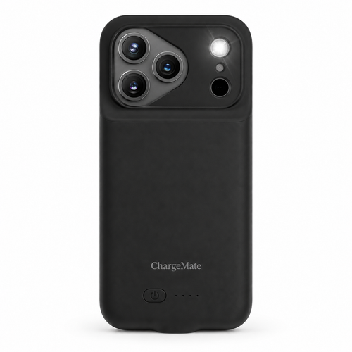 ChargeMate Battery Case for iPhone 17 Pro Max Slim 8500mAh Portable Charger Case Rechargeable Extended Battery Case for iPhone 17 Pro Max