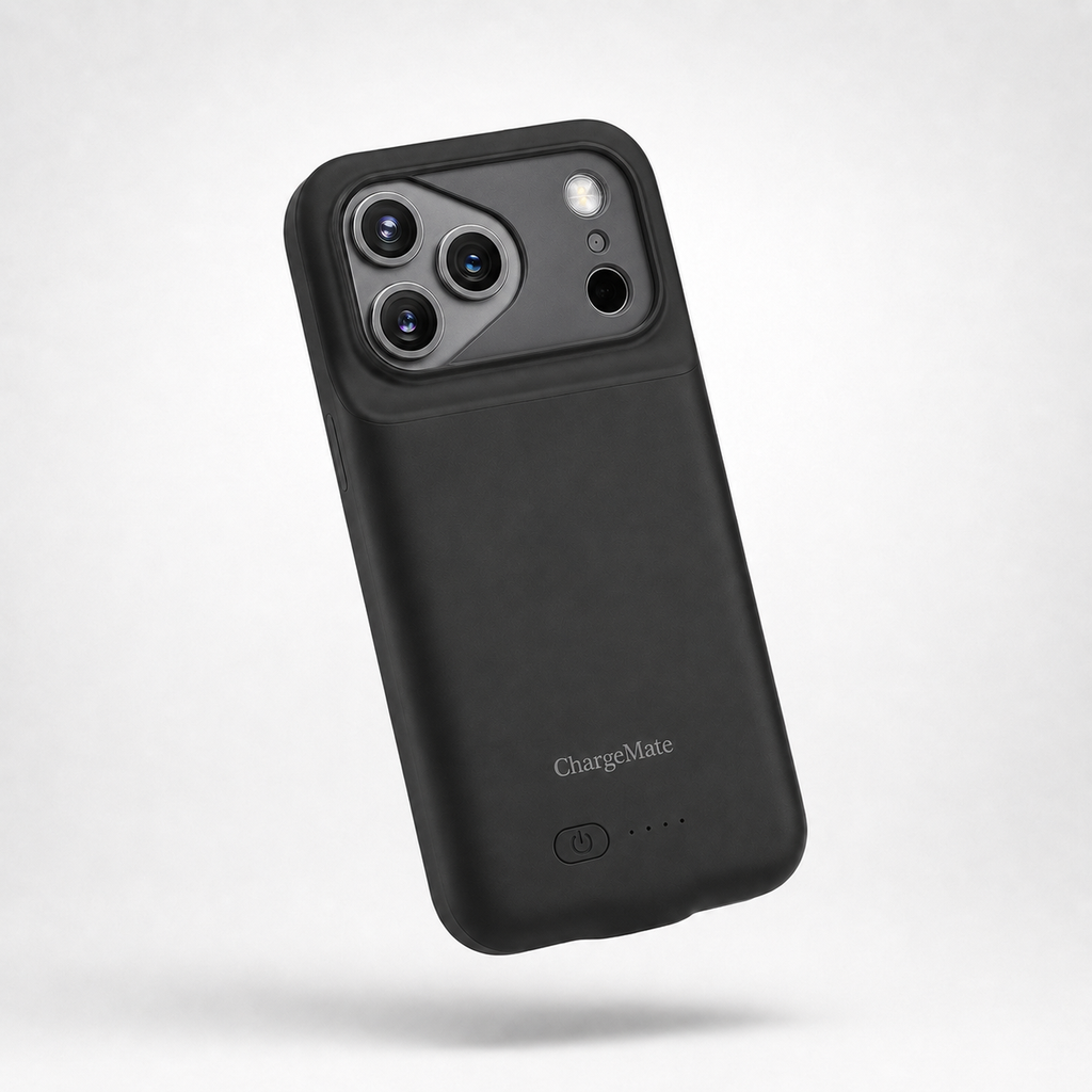 ChargeMate Battery Case for iPhone 17 Pro Max Slim 8500mAh Portable Charger Case Rechargeable Extended Battery Case for iPhone 17 Pro Max